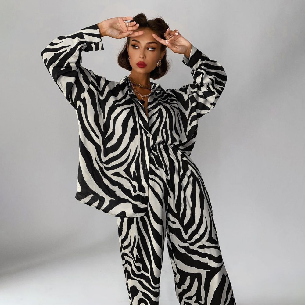 Set a due pezzi Zebra