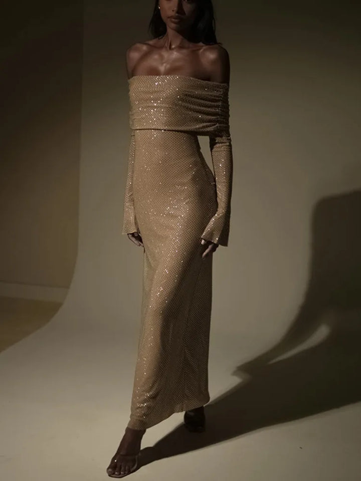 Élégante robe pailletée Twilight