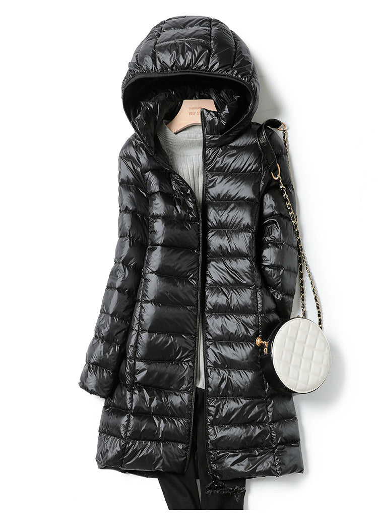 Parka invernale lungo imbottito alla moda per donne | Ideale per l'inverno