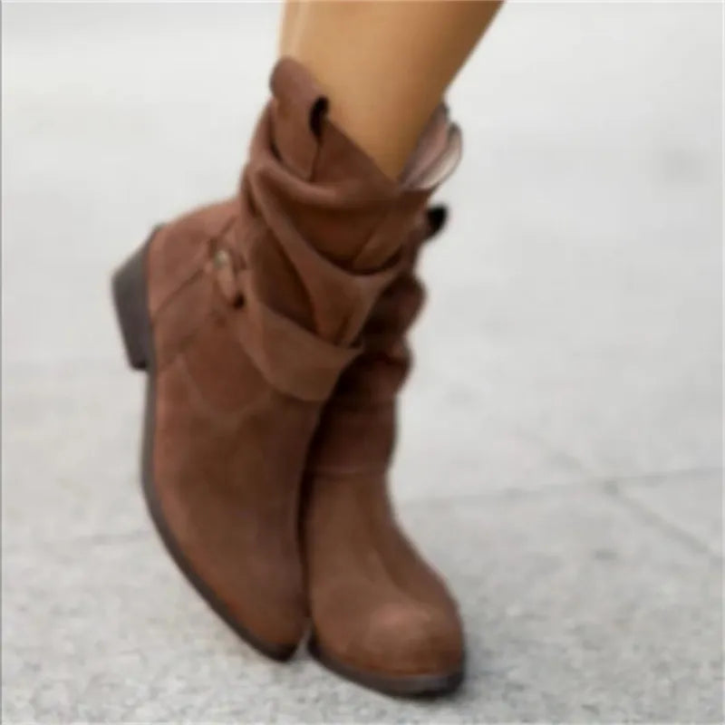 Irene - Bottes stylées avec fermeture éclair pour femmes