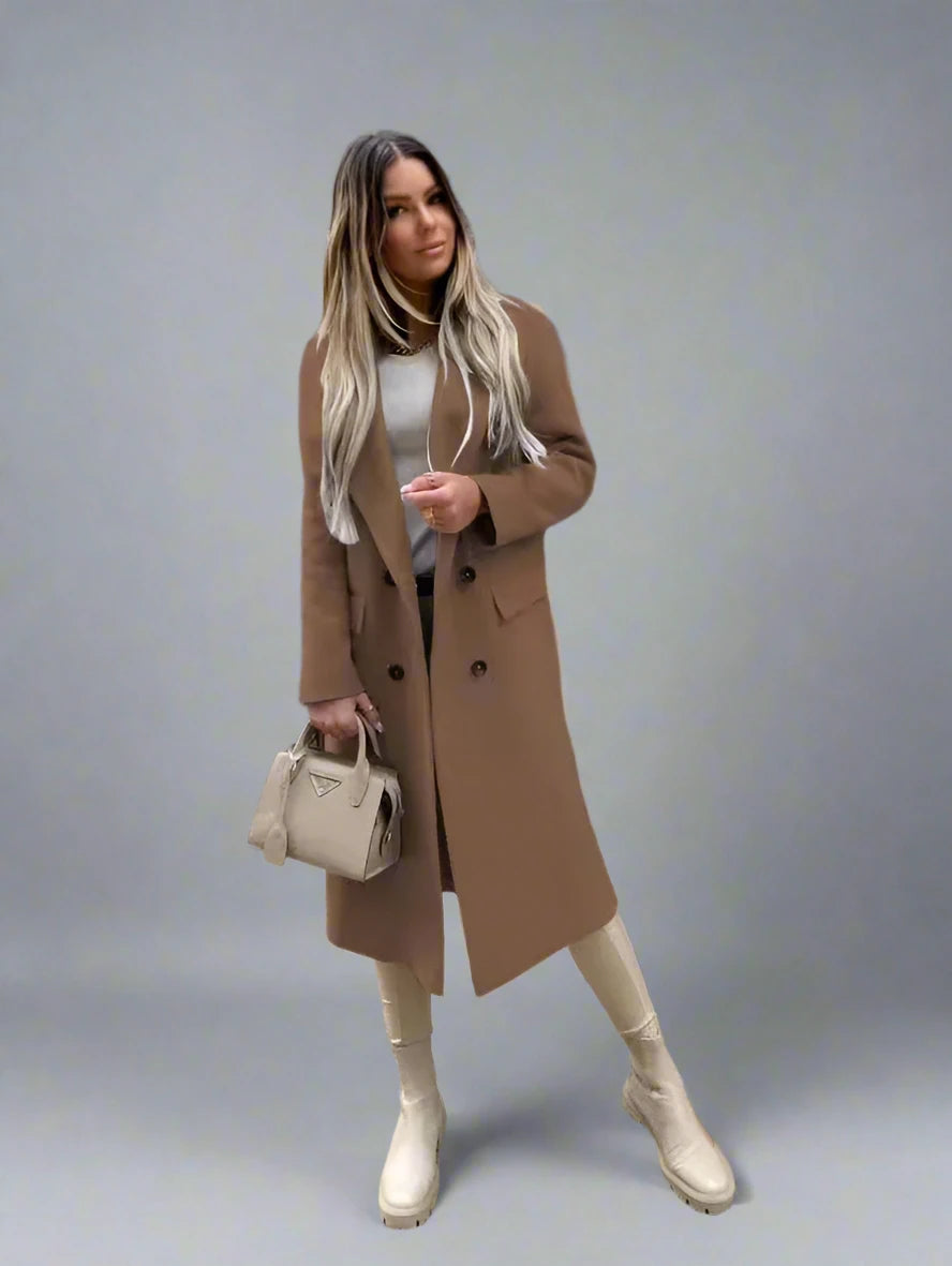 Eliana - Cappotto invernale retrò alla moda per donne
