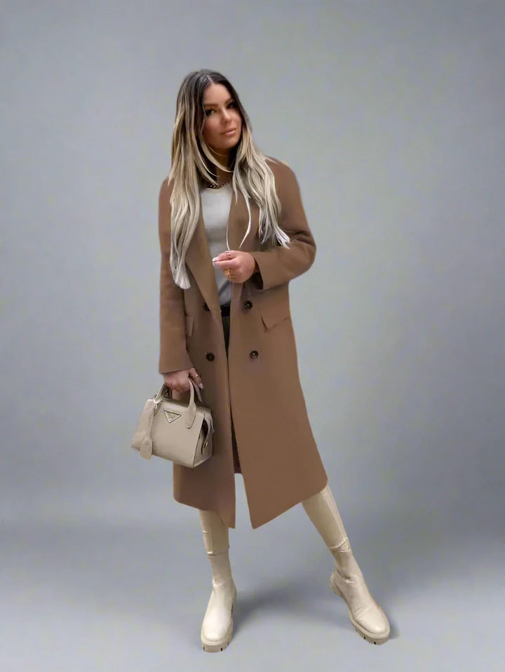 Eliana - Cappotto invernale retrò alla moda per donne
