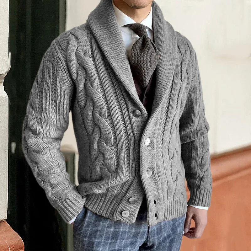 Marcus - gilet tricoté chaud tendance pour hommes
