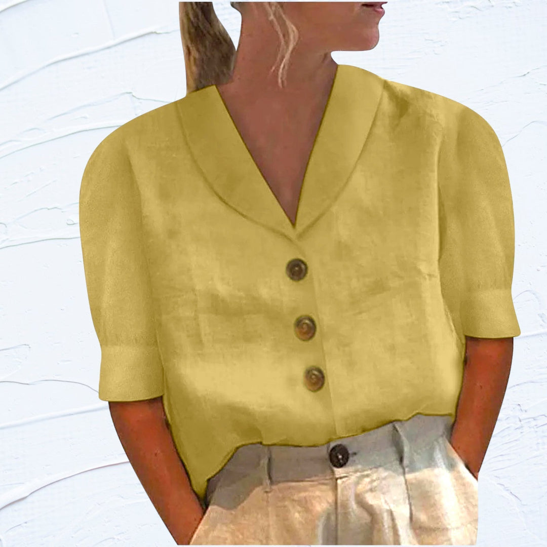 Theresia - Shirt - Casual Collar - Comfortable and Relaxed - All Seasons for Women