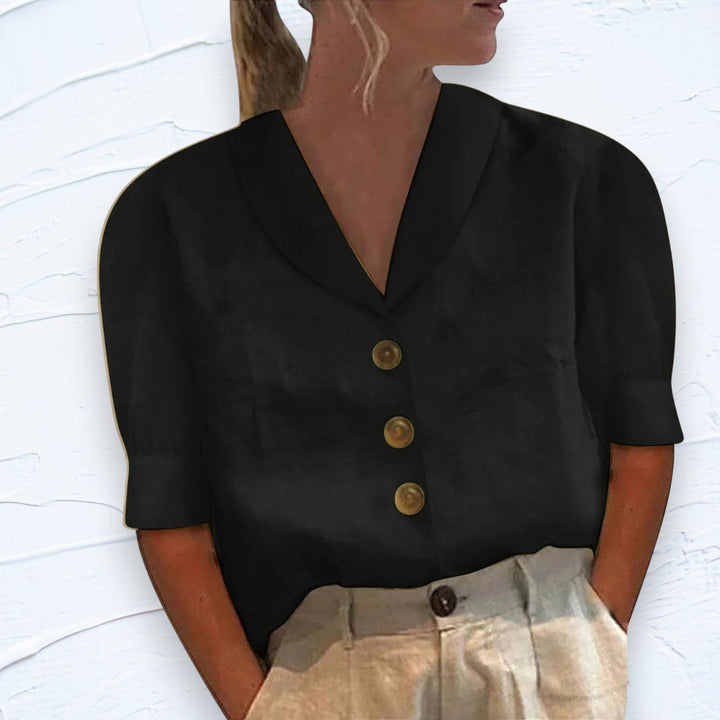 Theresia - Shirt - Casual Collar - Comfortable and Relaxed - All Seasons for Women