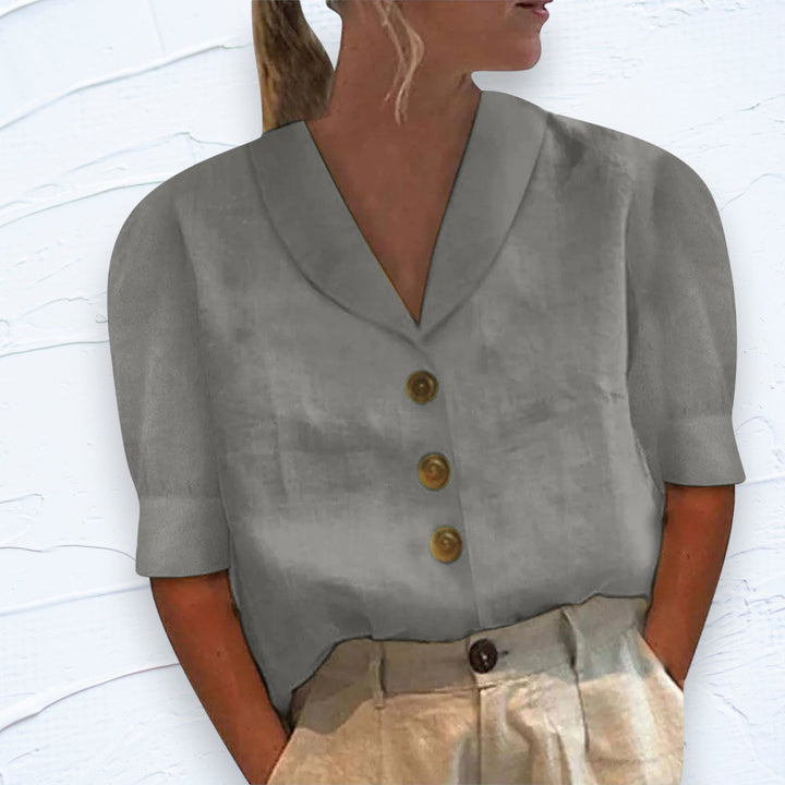 Theresia - Shirt - Casual Collar - Comfortable and Relaxed - All Seasons for Women