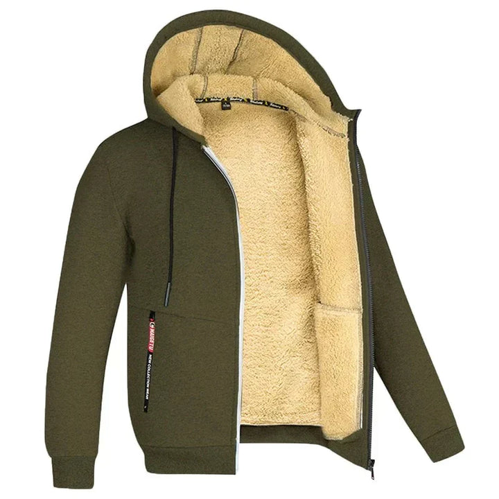 Damien | Cozy men's winter outdoor jacket with hood