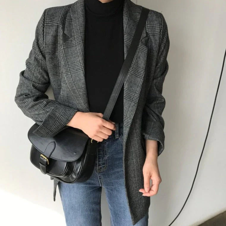 Flina - blazer avec veste à carreaux