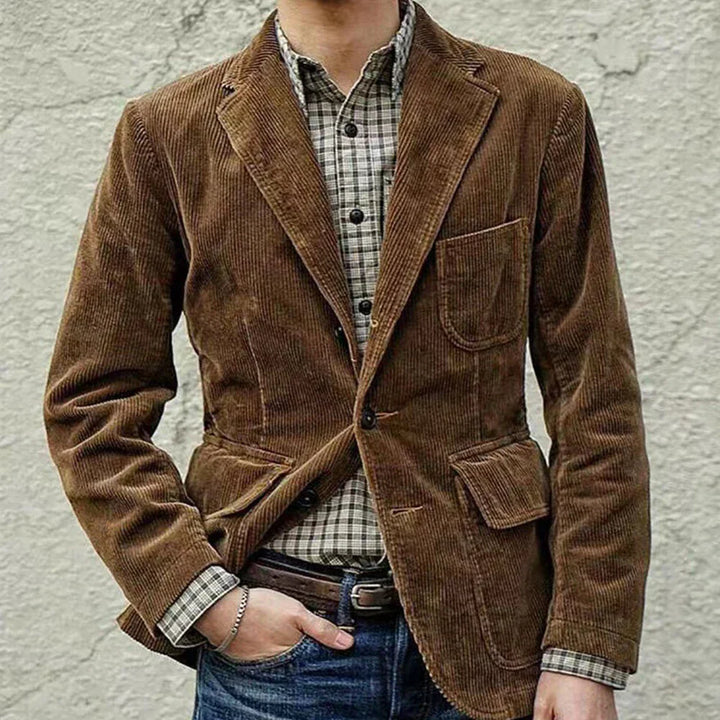 James - Veste à cordon pour hommes avec revers