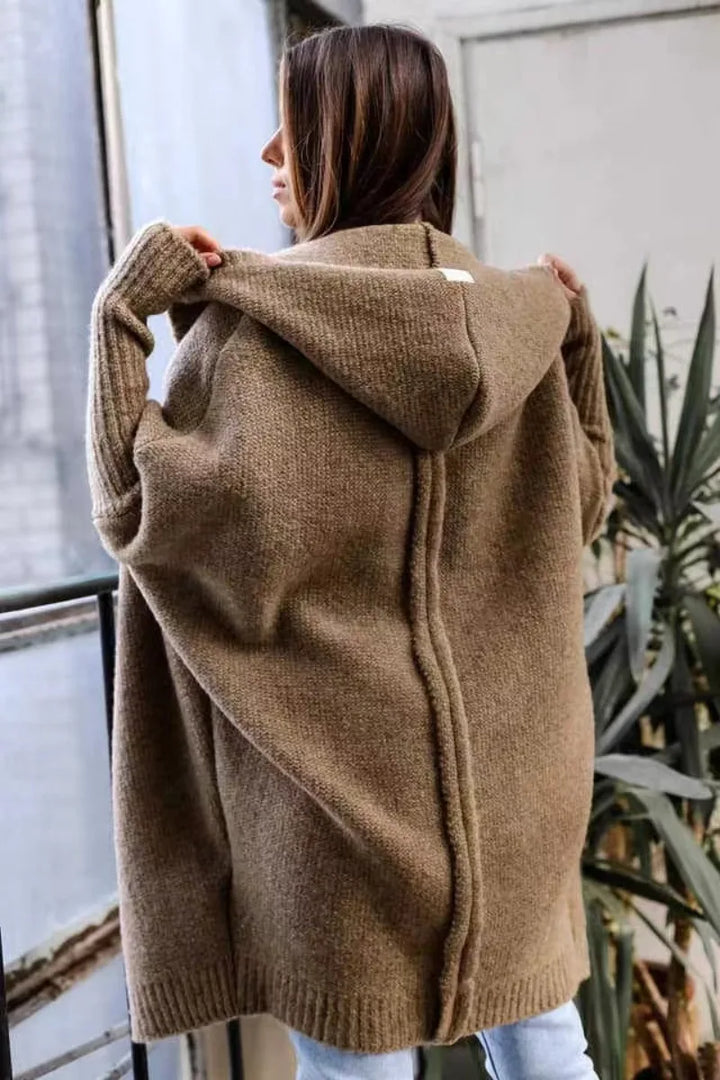 Roselyn - Trendige Fledermaus-Strickjacke