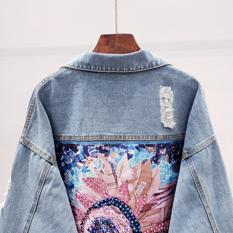 Oversized Jeans jacke