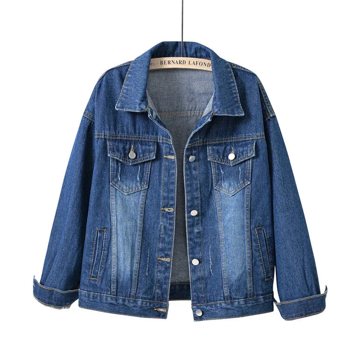Chelsea - veste en jean vintage décontractée