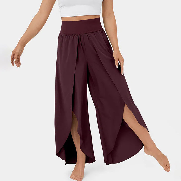 Jambes de pantalon larges