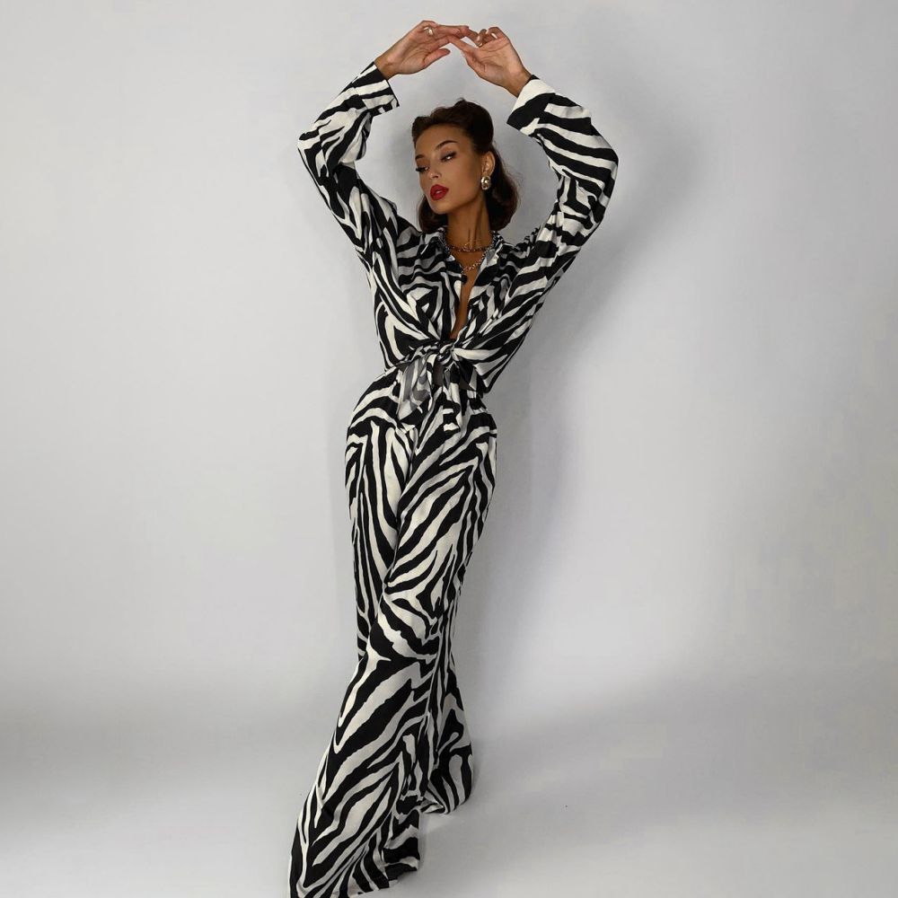 Set a due pezzi Zebra