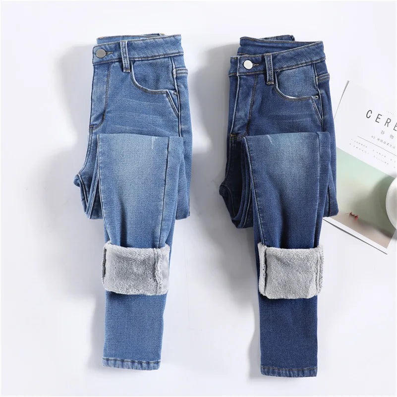 Quinly - Jean skinny thermique chaud