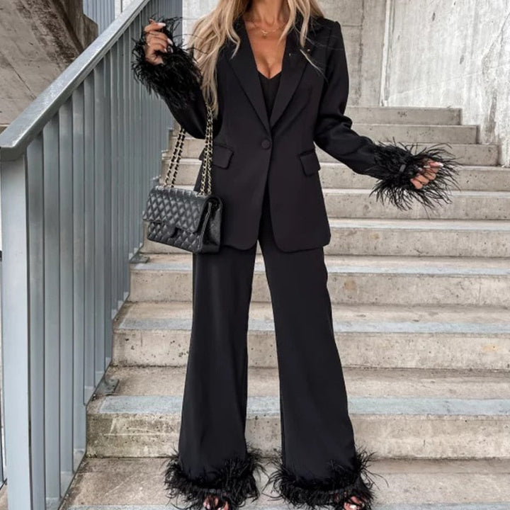 Costume avec plumes