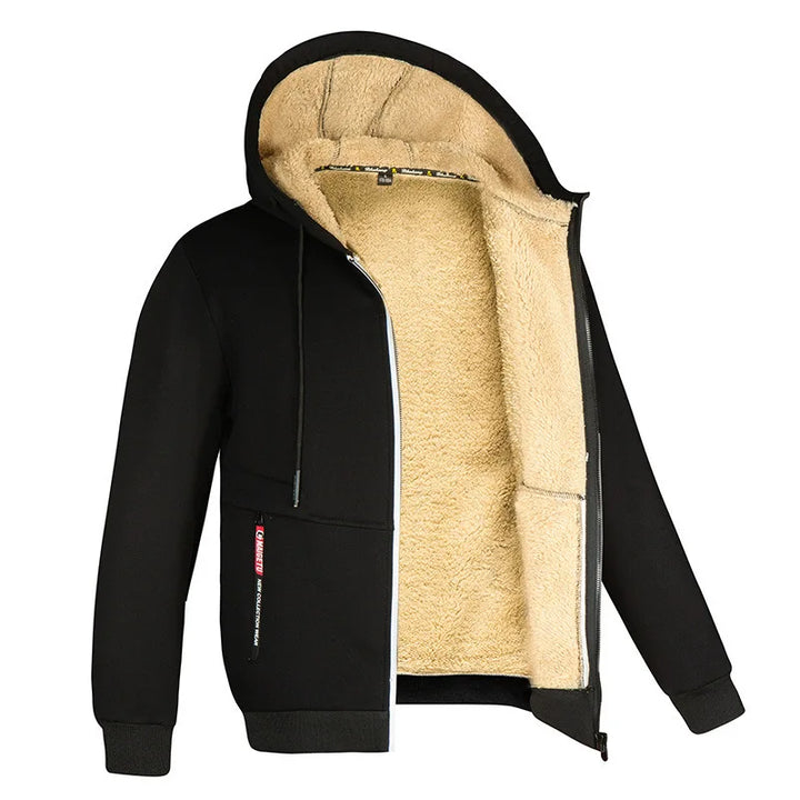 Damien | Cozy men's winter outdoor jacket with hood