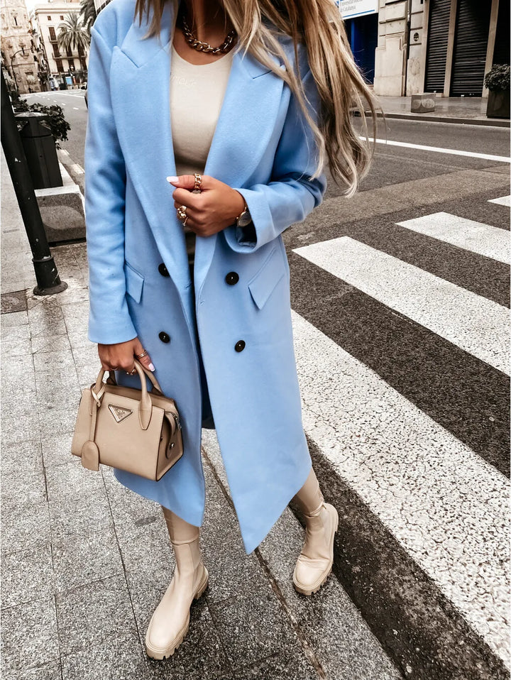 Eliana - Cappotto invernale retrò alla moda per donne