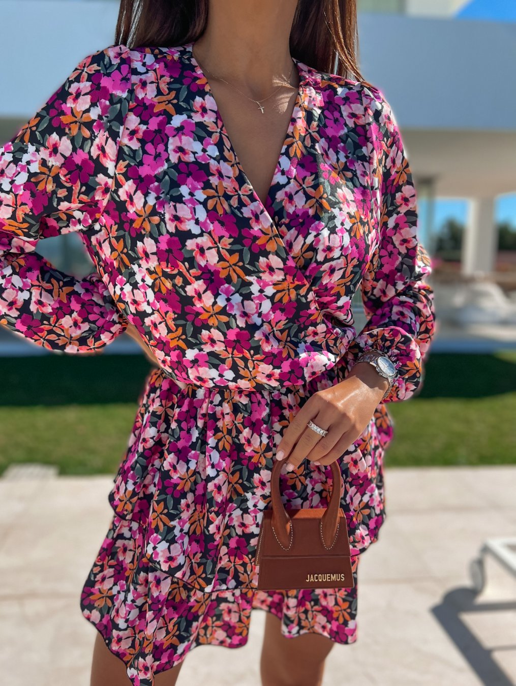 Robe avec imprimé floral