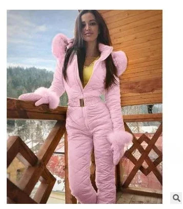 Kamilah - Combinaison de ski stylée avec capuche pour femmes