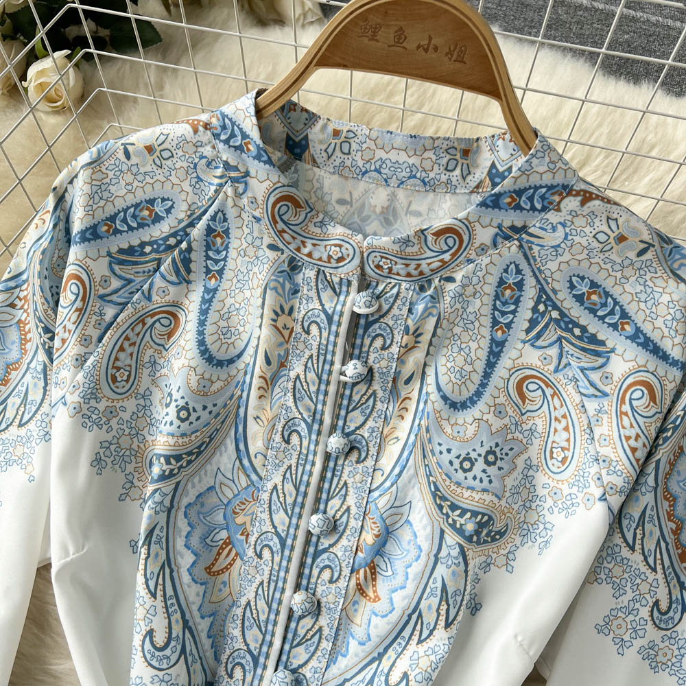 A-Linienkleid mit Blumenmuster und Gürtel - Elegantes Blumenkleid für Damen