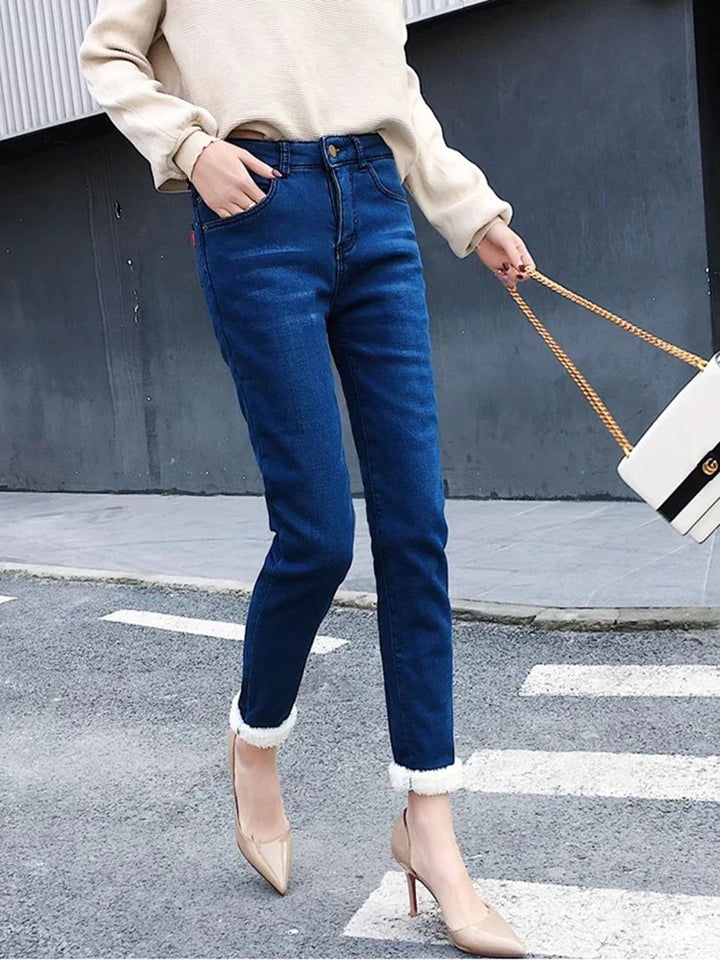 Peach - Jean skinny d'hiver chaud