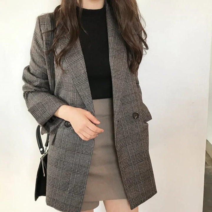 Flina - blazer avec veste à carreaux