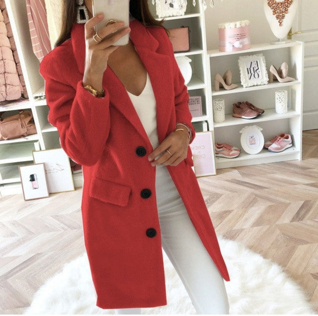 Malena - Cappotto - Classico - Alla moda - Ideale per autunno / inverno per donna