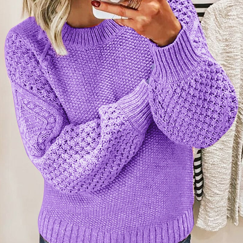 Rosa - Strapazierfähiger Strickpullover