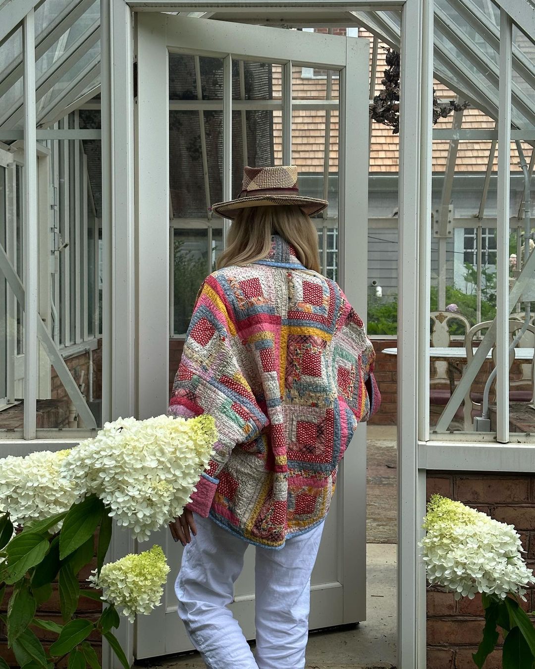 Beatriz - giacca trapuntata patchwork casual
