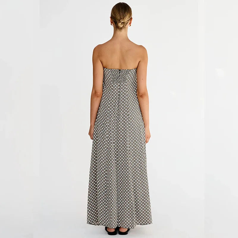 Allegra - Robe sans épaules
