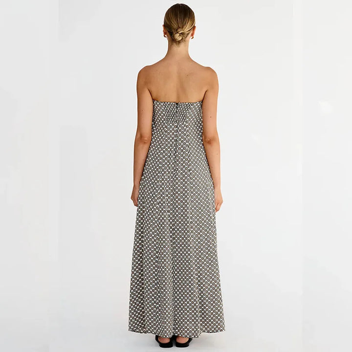 Allegra - Robe sans épaules