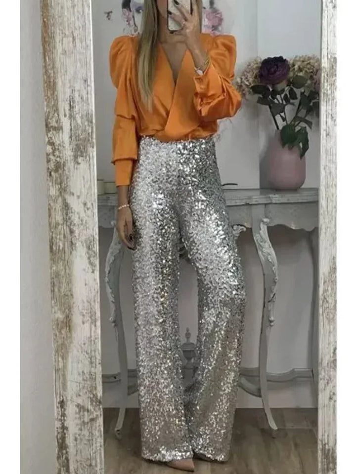 Sophia - Elegante Partyhose mit Pailletten