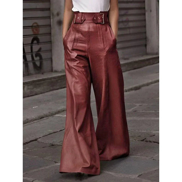 Riya - Pantalon évasé taille haute pour streetwear
