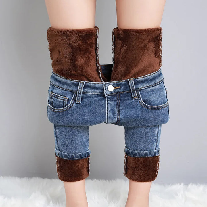 Quinly - Jean skinny thermique chaud