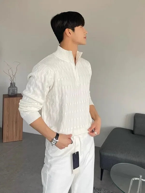 Miguel - pull demi-zip tendance pour hommes