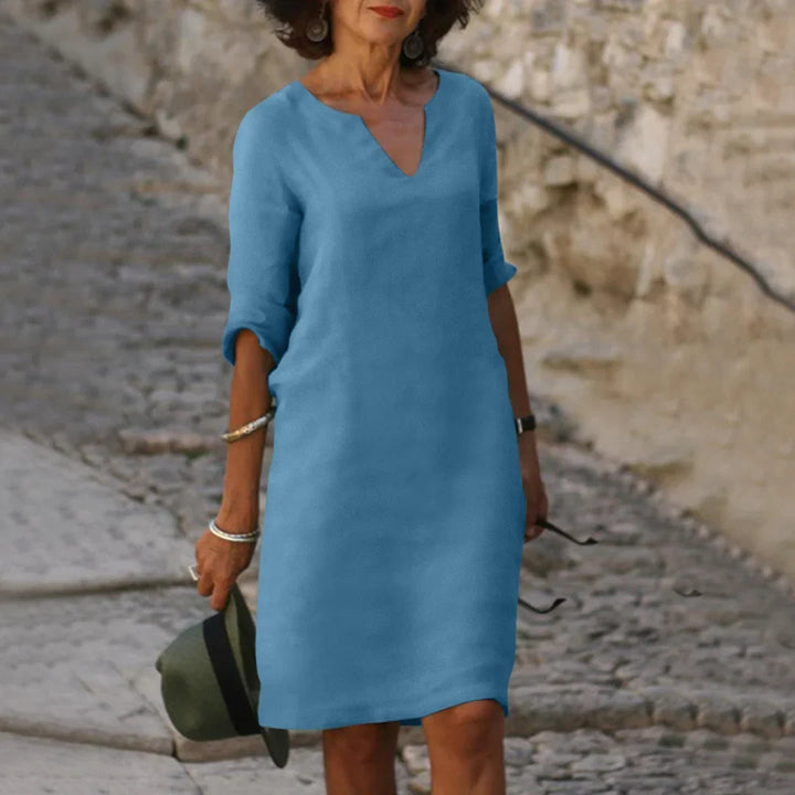 Maristela – Elegante vestito con scollo a V