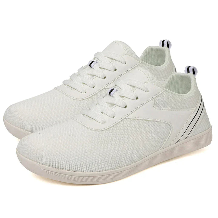 Baskets blanches pour hommes – Chaussures de loisirs légères au look sportif