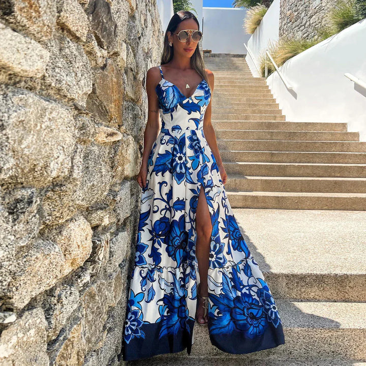 Muriel - Robe longue en ligne A