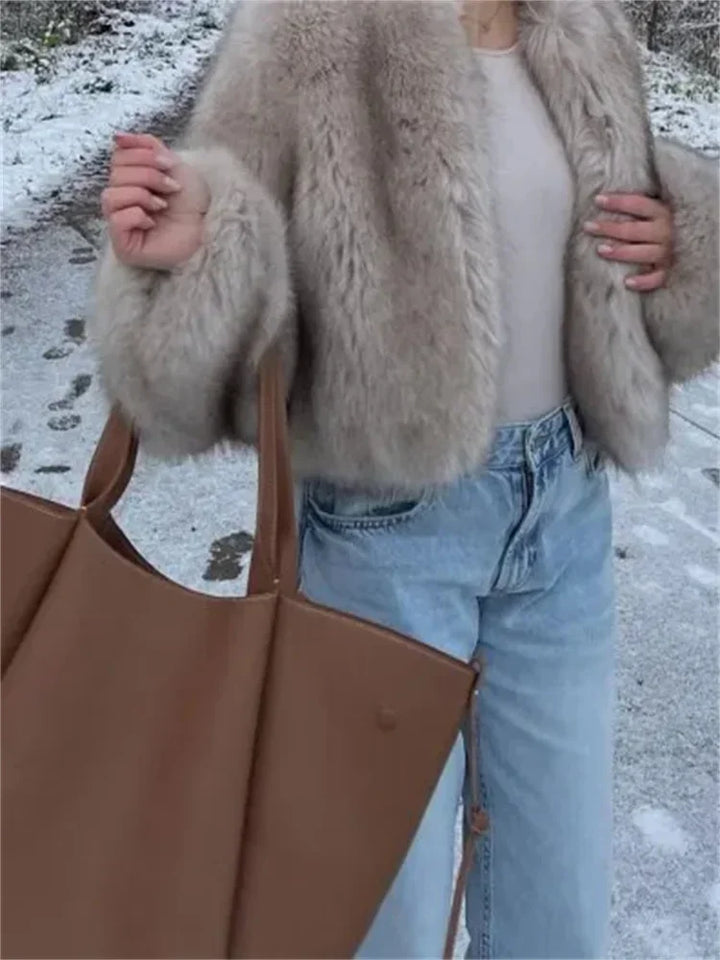 Rosalie - lussuoso caldo cappotto di pelliccia