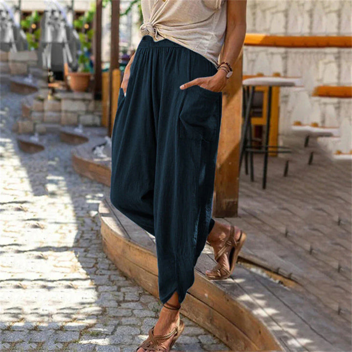 ELLIE - Loose pants with high waist