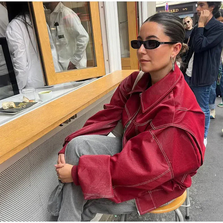 Theresa - Lässige Oversized Streetwear Jacke