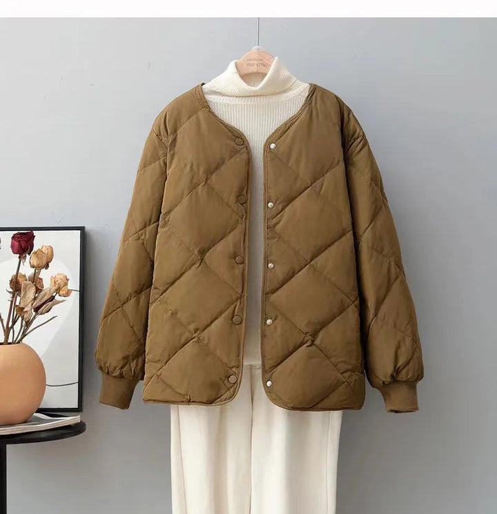 Giacca imbottita chic con bottoni | Perfetta per l'inverno per donna
