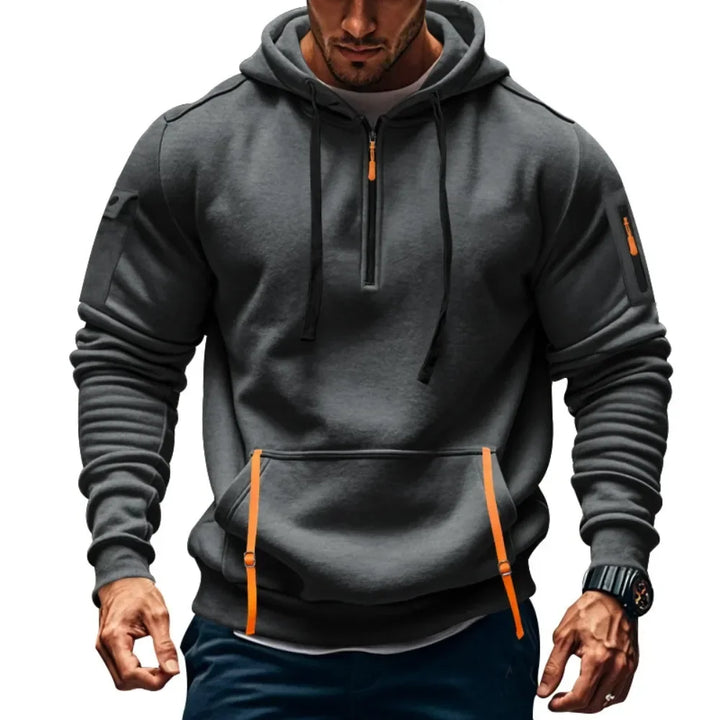 Rory - Veste à capuche chaude avec fermeture éclair pour hommes