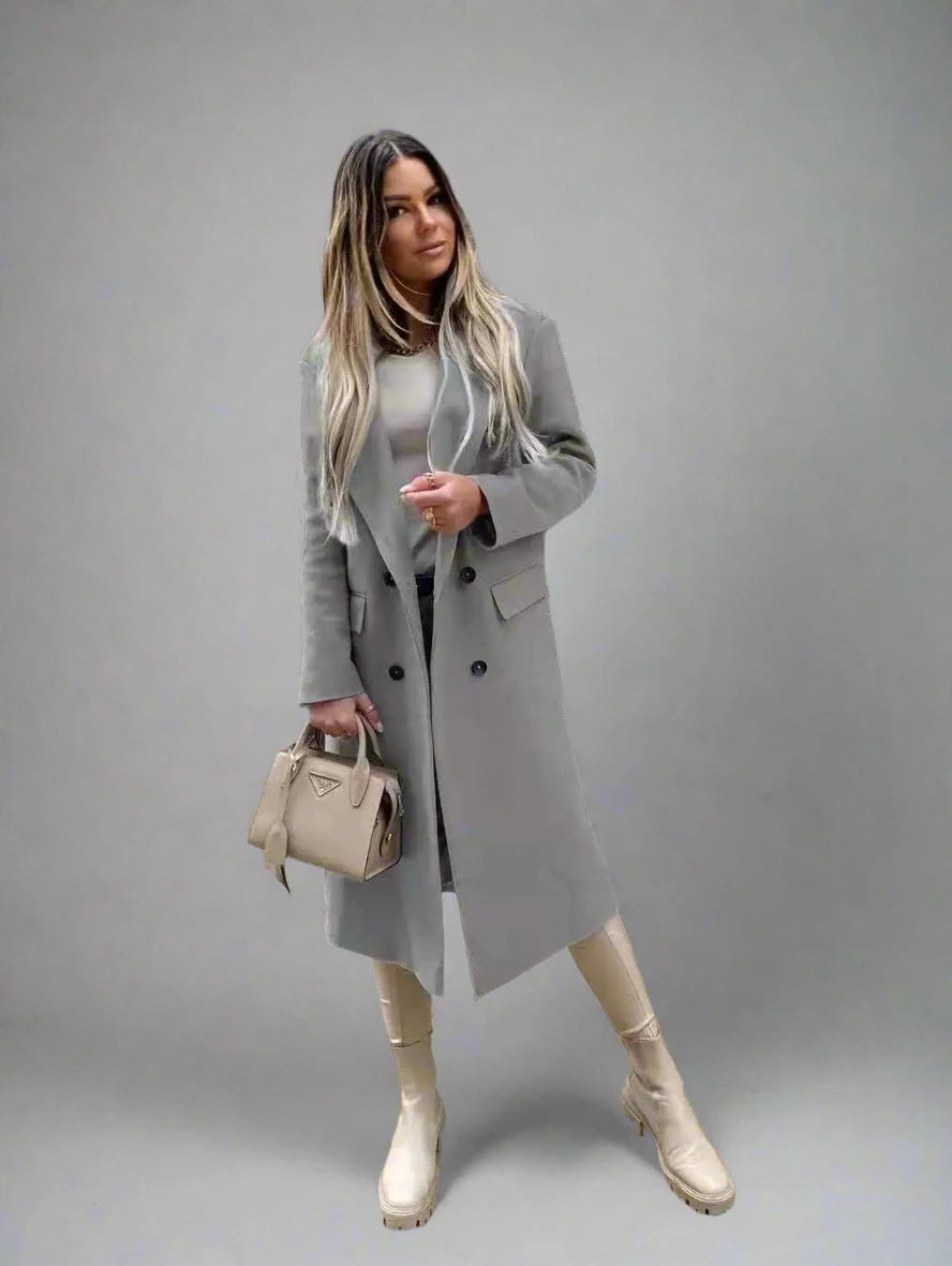 Eliana - Cappotto invernale retrò alla moda per donne