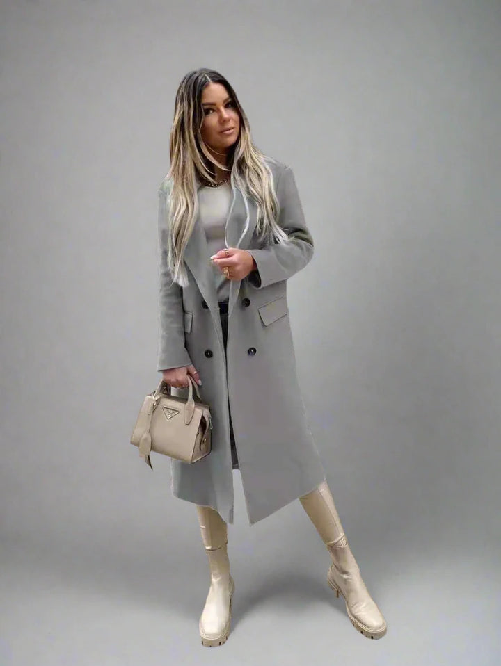 Eliana - Cappotto invernale retrò alla moda per donne