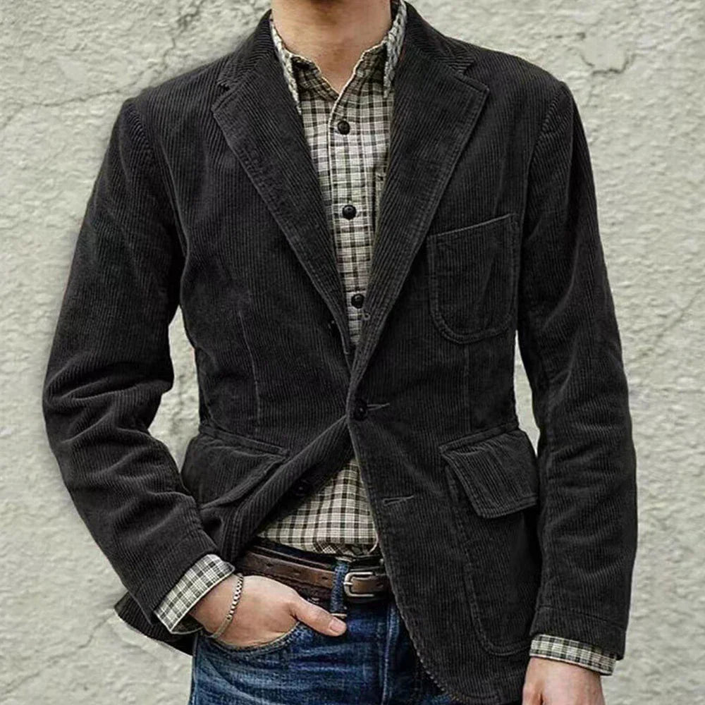 James - Veste à cordon pour hommes avec revers