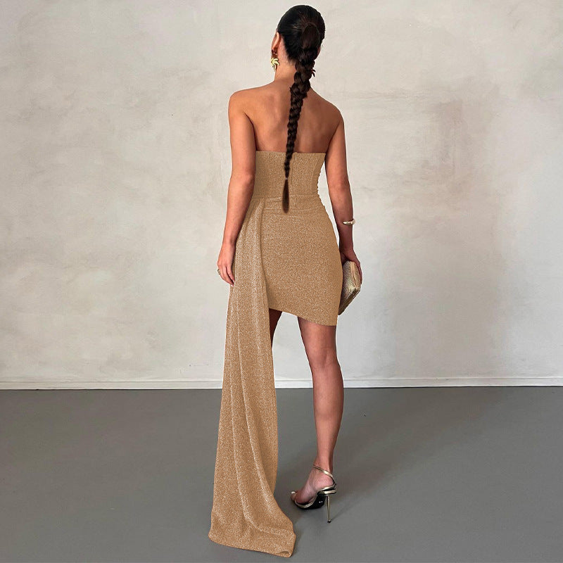 Robe pailletée bustier