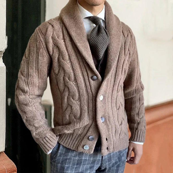 Marcus - gilet tricoté chaud tendance pour hommes