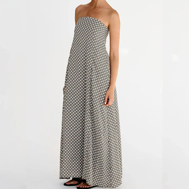 Allegra - Robe sans épaules